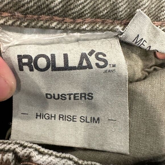 Rollas dusters high rise slim jeans green - Picture 6 of 7